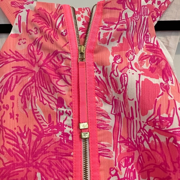 NWT Lilly Pulitzer Rules Breakers Dress Cheeky Melon size 8 - Picture 3 of 4